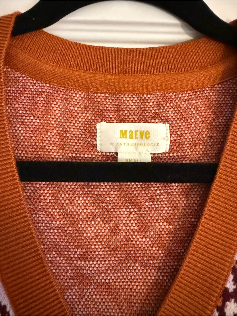 Anthropologie Maeve Jacquard sweater vest - Picture 4 of 4